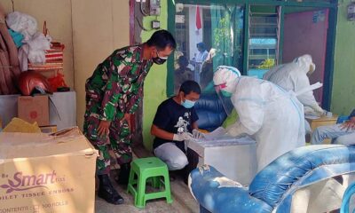 Babinsa Kedungkandang Bersama Nakes Puskesmas Giatkan 3T