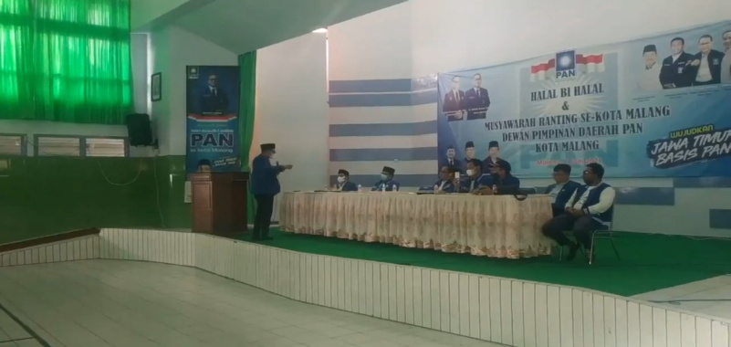 Hasil tangkapan vidio saat acara halal bihalal dan musyawarah ranting