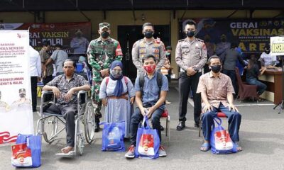 Vaksinasi Massal Digelar Di Polresta Malang Kota, Peringati HUT Arema
