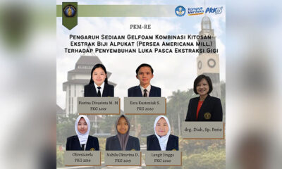 Mahasiswa UB Buat Gelfoam Dari Biji Alpukat Dan Kulit Udang