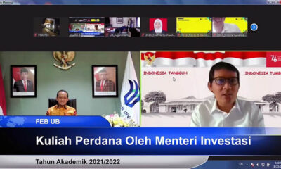 Menteri Investasi Pada Maba FEB UB : Jangan Minder, Kalian Setara