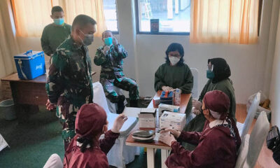 Bahrul Magfiroh Vaksinasi, Dikawal Kodim 0833 Kota Malang
