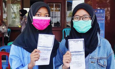 Pelajar SMP Di Singosari Malang Antusias Ikuti Vaksinasi Dari Satpas