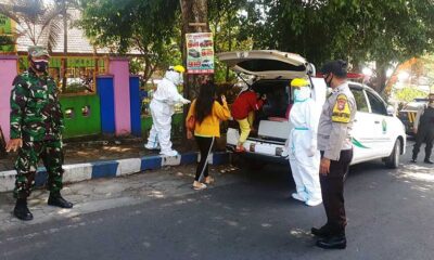Kodim 0833 Geser Pasien Ke Isoter, Kota Malang Zona Oranye