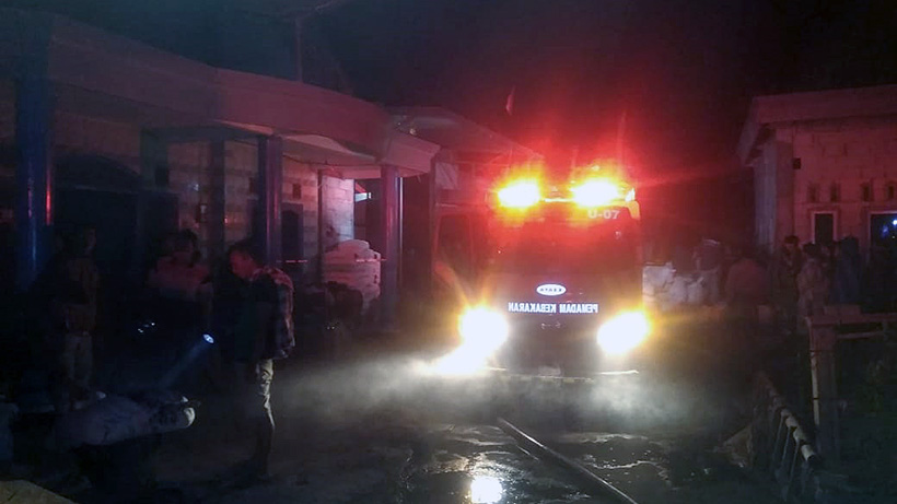Pabrik Dupa Rumahan Di Wagir Kabupaten Malang Terbakar