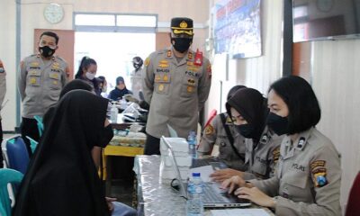 HUT ke-73 Polwan, 260 Warga Binaan Lapas Wanita Divaksinasi