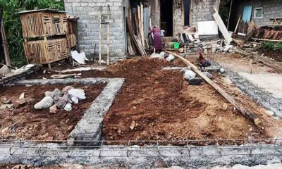 Satgas TMMD 112 Bedah Rumah Warga Di Desa Tulungrejo