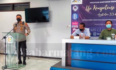 UKW PWI Malang Raya Angkatan 33 Dan 34 Dibuka Kapolresta