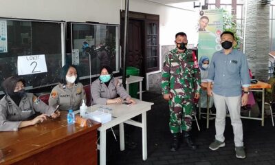 TNI Polri Kota Malang Gelar Vaksinasi Di Gereja St Vincentius