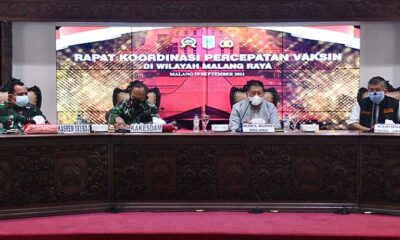 Kebut Vaksinasi, Forpimda Malang Raya Target 70 Persen