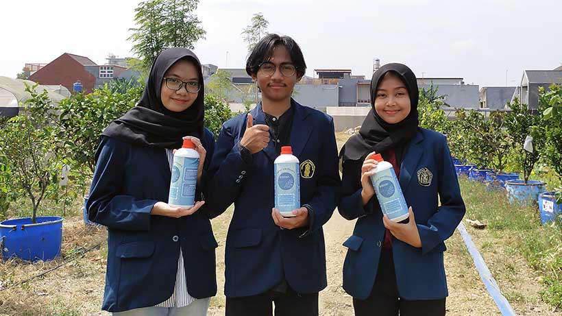 Mahasiswa UB Bikin Pupuk Bio Organik Dari Limbah Makanan dan Ternak