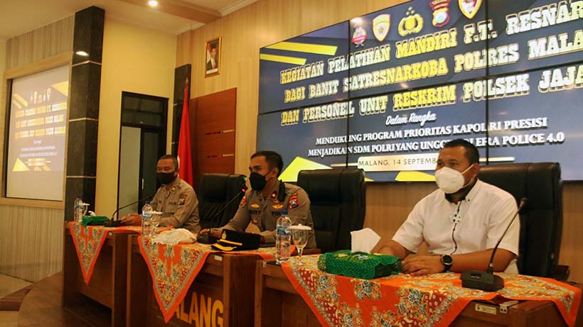 Serius Berantas Narkoba, Polres Malang Upgrade Skill Penyidik