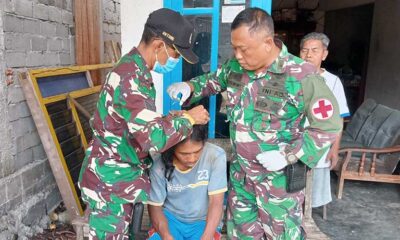 Tim Medis TMMD 112 Kodim 0818 Layani Kesehatan Warga