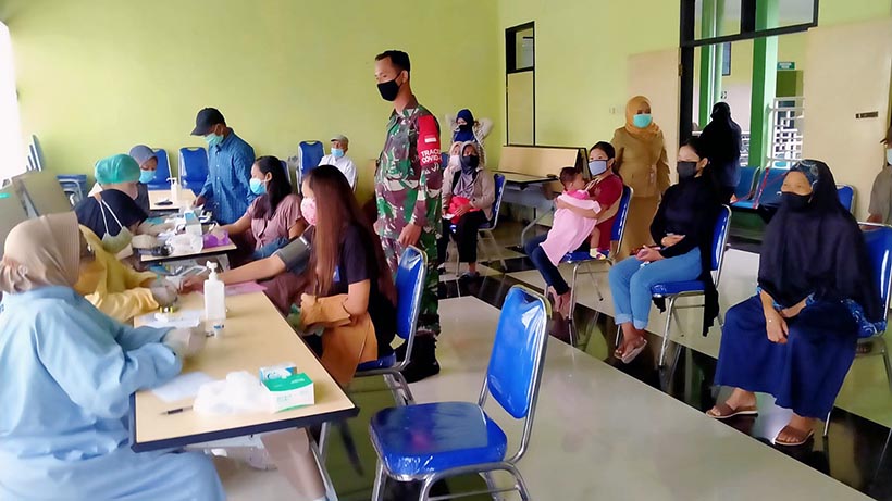 Warga Sukun Kota Malang Kembali Digelontor Vaksinasi