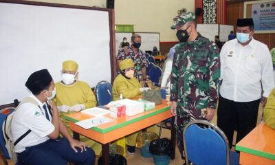 Kodim 0833 Serbuan Vaksinasi Di MAN 2 Malang, Bidik 2000 Siswa