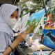 Siswa SMP SMA Kota Malang Ikuti Lomba Melukis Kodim 0833