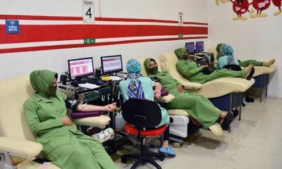 Rangkaian HUT Ke-76 TNI, Kodim 0833 Gelar Donor Darah