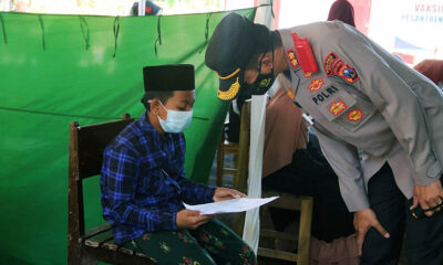 Santri Remaja Ikut Vaksinasi Merdeka Di PP Miftahul Ulum Gondanglegi