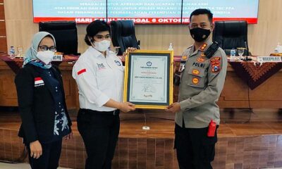 Lindungi Perempuan Dan Anak, Polres Malang Terima Penghargaan