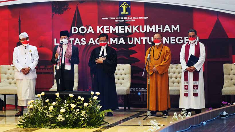 Kemenkumham Doa Bagi Indonesia Di Hari Kesaktian Pancasila