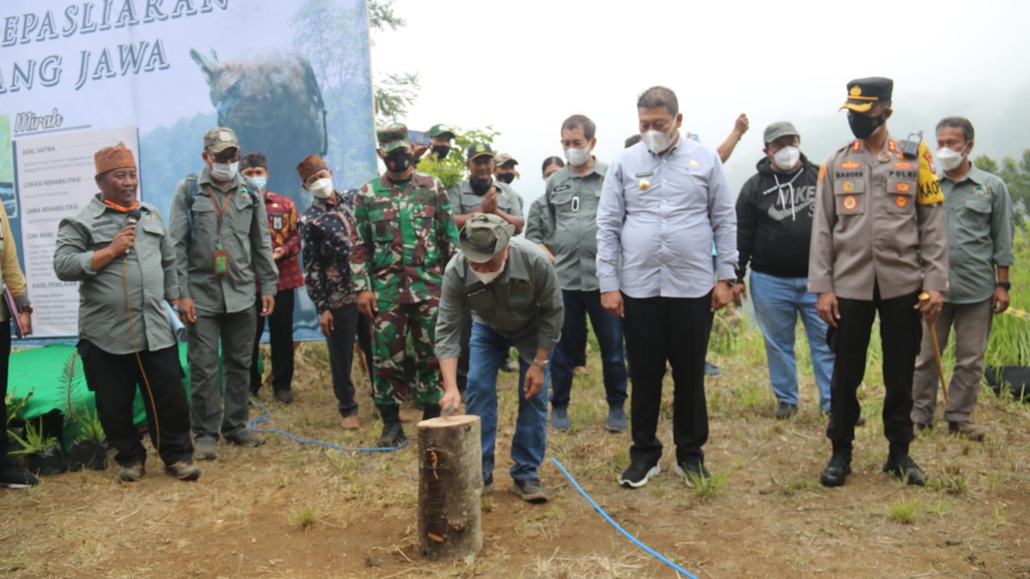 Elang Jawa Dilepas Di Coban Trisula TNBTS 26 Elang Jawa Dilepas Di Coban Trisula TNBTS