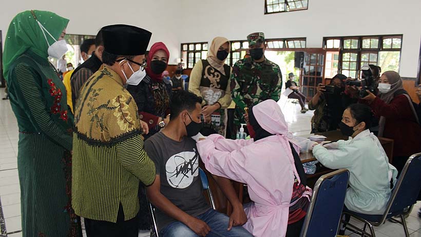 Forpimda Kota Malang Target 90 Persen Tervaksin Bulan Oktober
