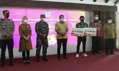 Forkopimda Kabupaten Malang Beri Bonus Untuk Atlet PON Papua
