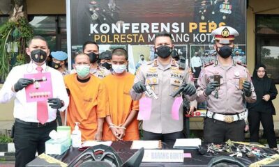 Maling Motor Di Malang Ancam Polisi Pakai Airsoft Gun, Kaki Didor