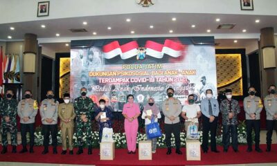 TNI Polri Beri Support Psikososial Bagi Anak Terdampak Covid-19