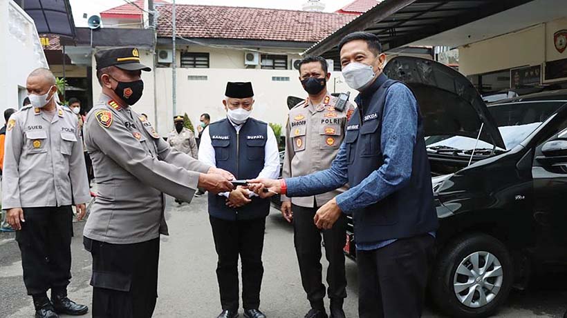 Vaksinasi Tuntas 100 Persen, 5 Polsek Dapatkan Mobil Dari Forkopimda