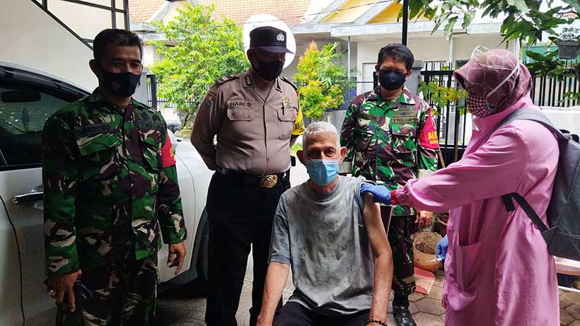 Vaksinasi Door To Door Digeber Di Kota Malang