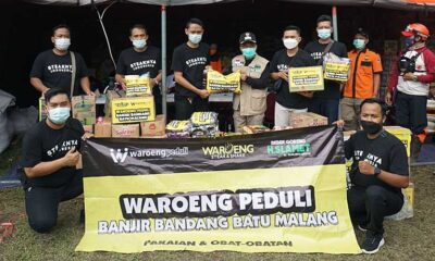 Waroeng Peduli Salurkan Bantuan Bagi Korban Bencana Banjir Kota Batu