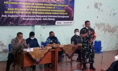 Relawan Karangbesuki Pelatihan Penanganan Covid-19