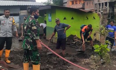 Kodim 0833 Kota Malang Karya Bakti Di Lokasi Terdampak Banjir
