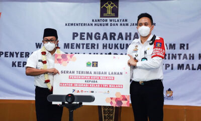Pemkot Malang Hibah Lahan 6000 Meter Persegi Kepada Imigrasi