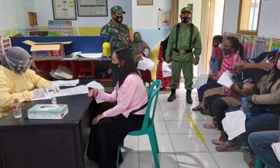 Warga Buring Kedungkandang Terima Vaksinasi Dosis 1
