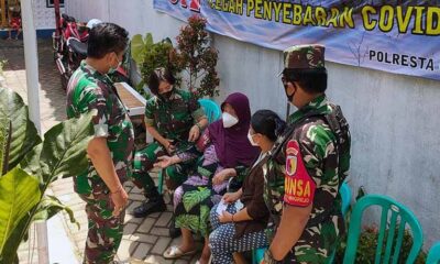Warga Tanjungrejo Sukun Terima Vaksin Dari Puskesmas Janti