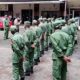 Linmas Cemorokandang Digembleng Materi Pengamanan Oleh TNI Polri
