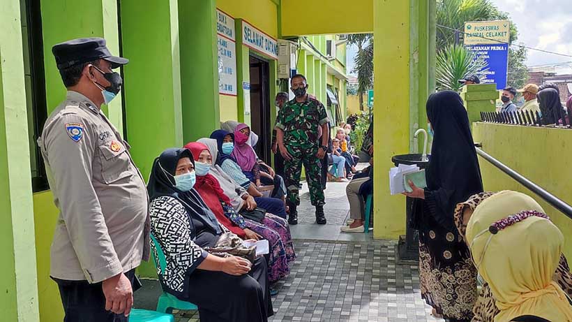 Vaksinasi Digeber Di Kota Malang, Sasar Ratusan Orang Per Hari