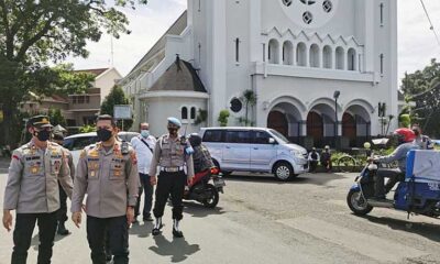 Polresta Malang Kota Monitor Pos Pengamanan Natal Tahun Baru