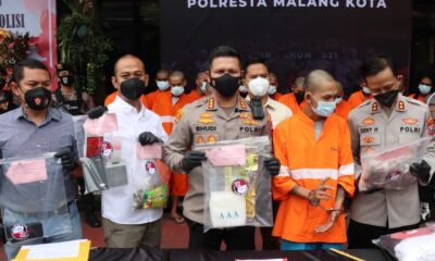 Peredaran Narkoba Di Malang Dibongkar, 2,6 Kilo Barang Haram Disita