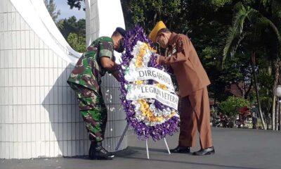 HUT Ke-65 LVRI, Babinsa Kodim 0833 Turut Ziarah Bersama Veteran