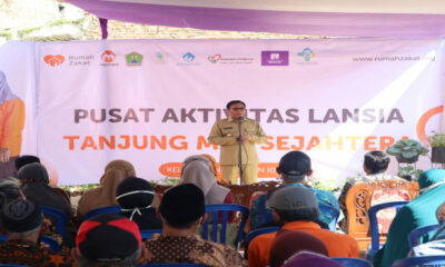 Wawali Sofyan Edi Resmikan Pusat Aktivitas Lansia