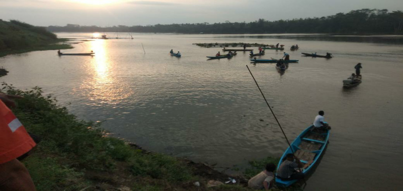 Perahu Terbalik, Kakak Adik Diduga Tenggelam di Bendungan Dempok Pagak