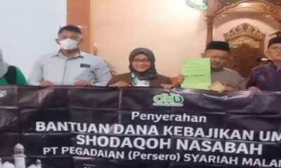 Pegadaian Syariah Malang Bantu Renovasi Masjid Jami'atul Huda di Bunulrejo