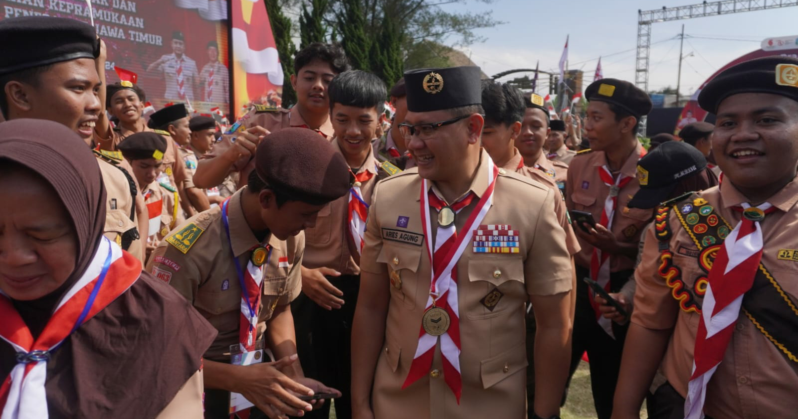 Pelatihan Kepramukaan Tingkat Penegak Se-Jawa Timur Pecahkan Rekor Muri 26 IMG 20240807 144127