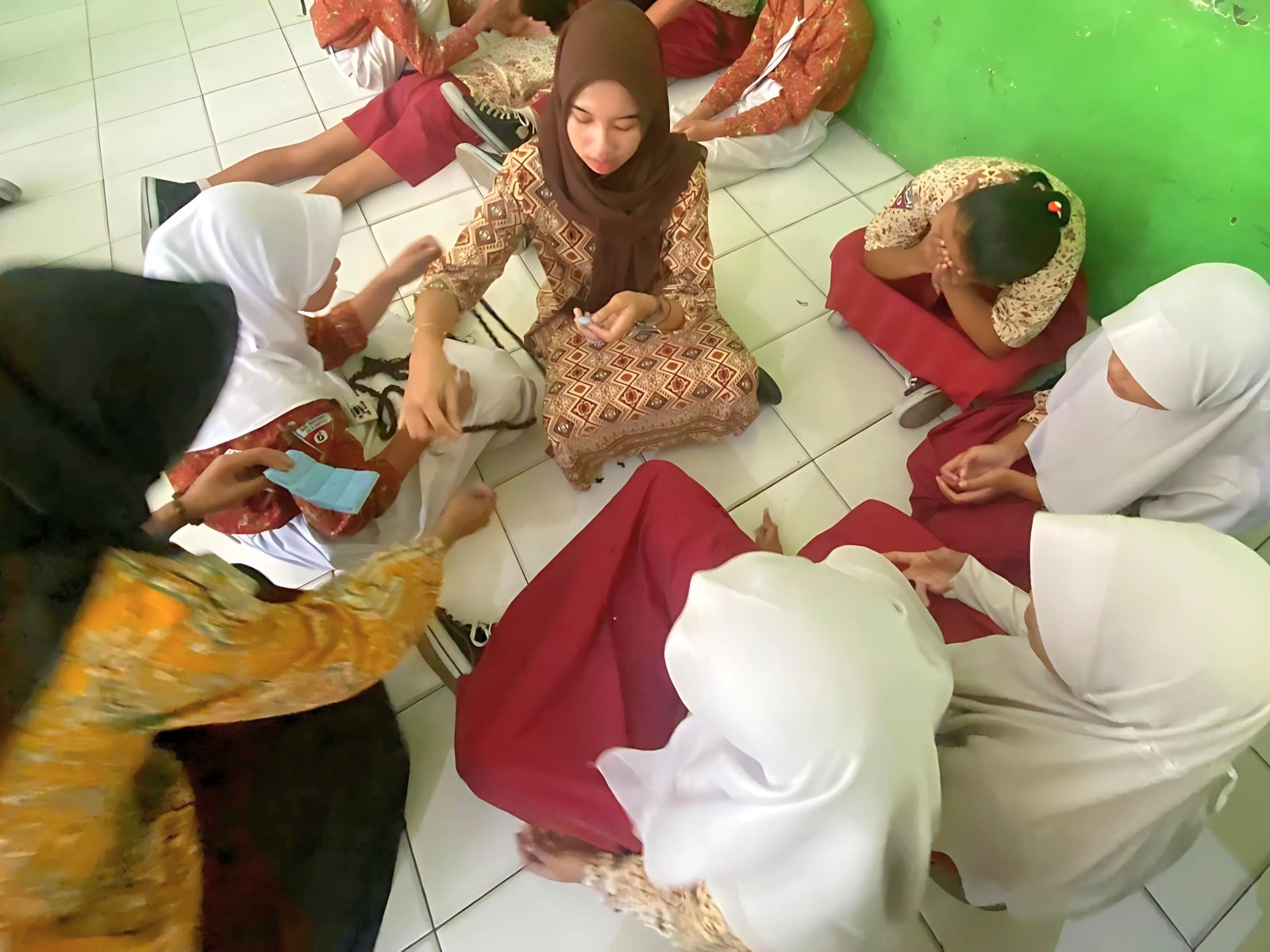 mahasiswa unikama di sdn 1 dampit
