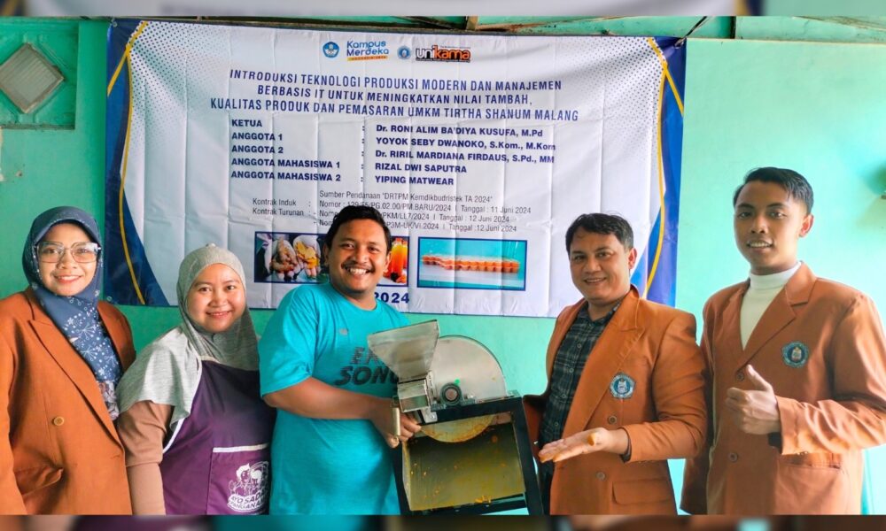 Penguatan Ekonomi Lokal, Unikama Latih UMKM Penguatan Ekonomi Lokal, Unikama Latih UMKM Tirtha Shanum