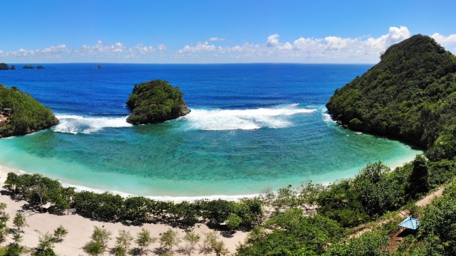Pantai Teluk Asmara Malang, Indahnya Serupa di Raja Ampat Papua 26 Pantai Teluk Asmara Malang, Indahnya serupa di Raja Ampat Papua