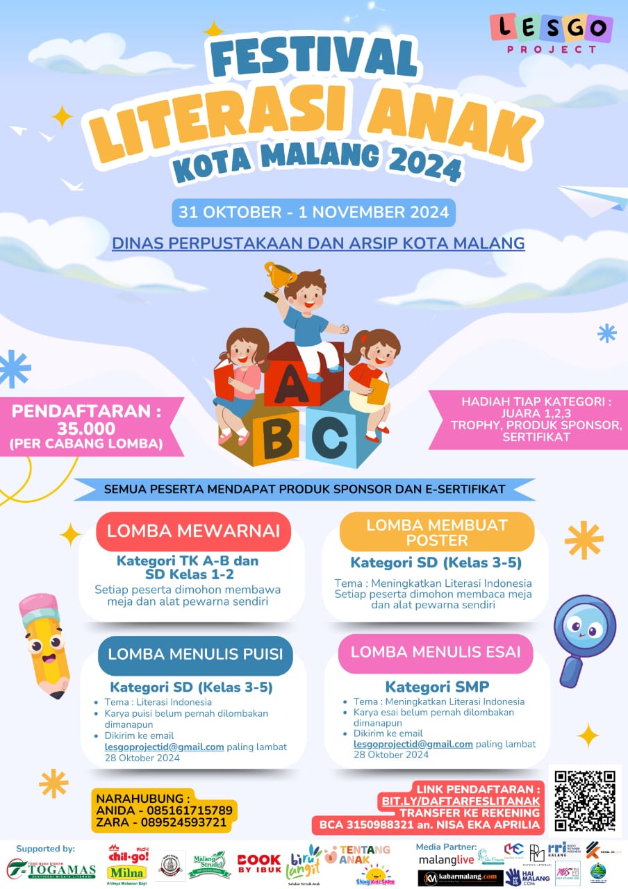 Festival Literasi Anak Kota Malang 2024